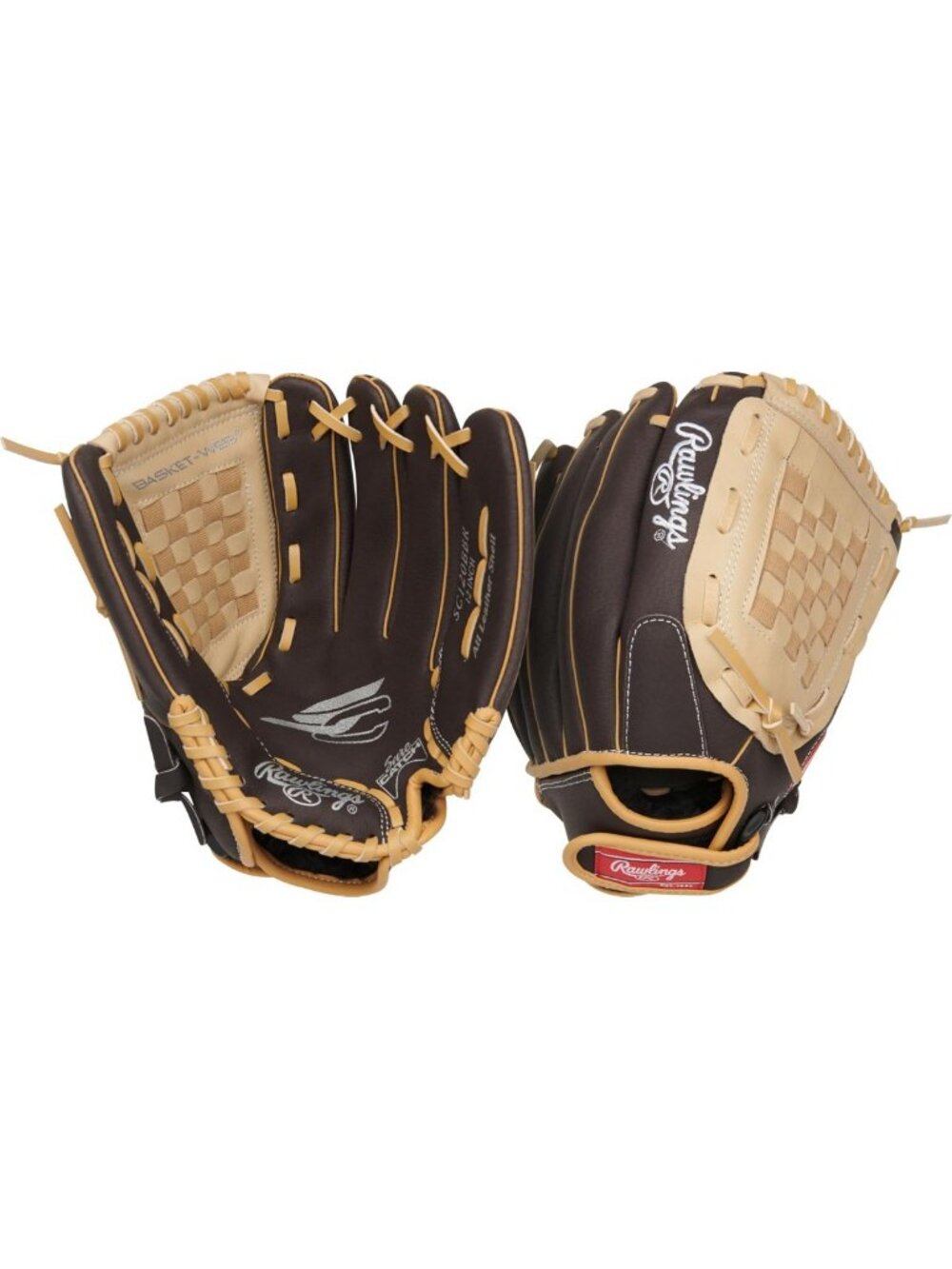 Rawlings | Sure Catch Baseball & Softball Glove | T-Ball, Youth & Adult Rec
